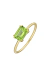 Bony Levy 14k Gold Peridot Ring In Green
