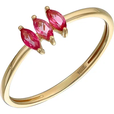 Bony Levy 14k Gold Pink Topaz Ring