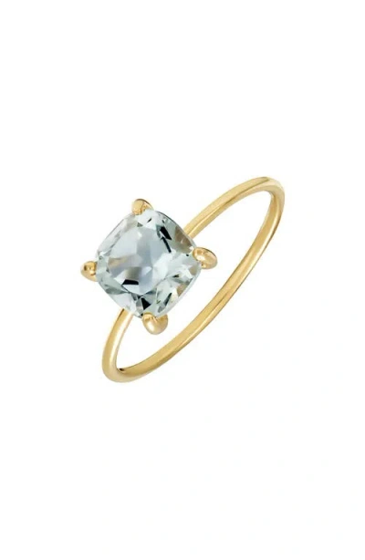 Bony Levy 14k Gold Prasiolite Statement Ring In 14k Yellow Gold