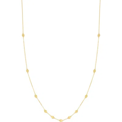 Bony Levy 14k Gold Prism Station Necklace