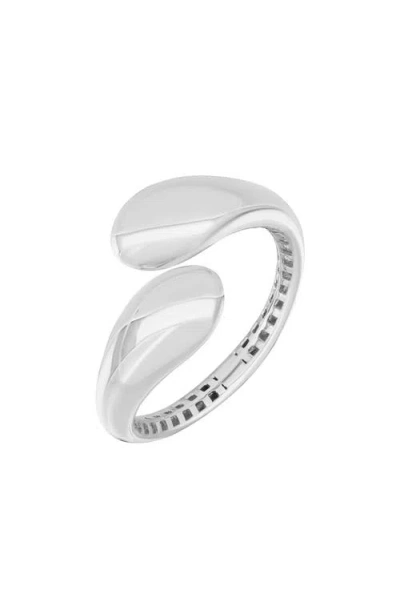 Bony Levy 14k Gold Puffy Bypass Ring In 14k White Gold