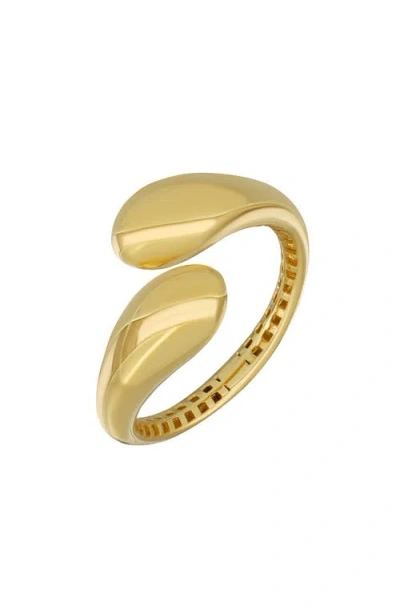 Bony Levy 14k Gold Puffy Bypass Ring In 14k Yellow Gold