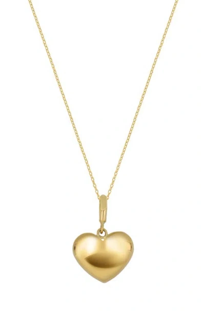 Bony Levy 14k Gold Puffy Heart Pendant Necklace In 14k Yellow Gold
