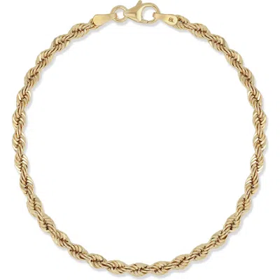 Bony Levy 14k Gold Rope Chain Bracelet