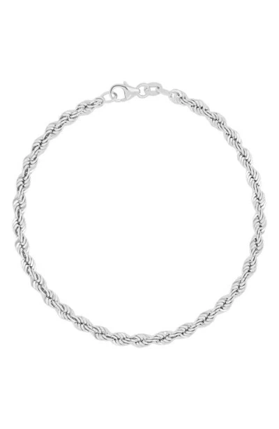 Bony Levy 14k Gold Rope Chain Bracelet In 14k White Gold