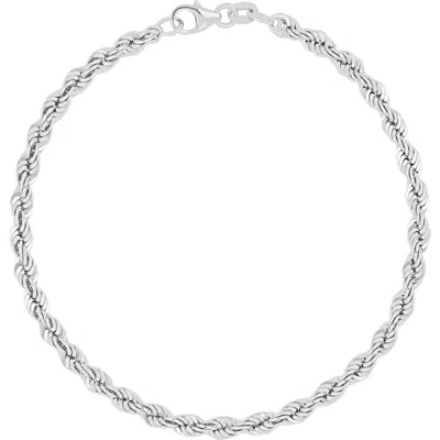 Bony Levy 14k Gold Rope Chain Bracelet In 14k White Gold