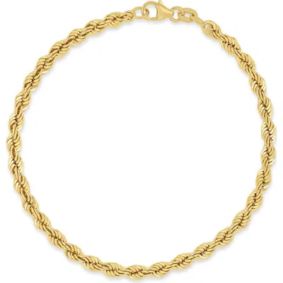 Bony Levy 14k Gold Rope Chain Bracelet In 14k Yellow Gold