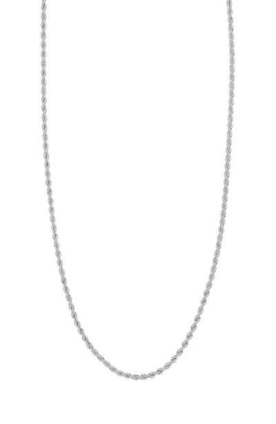 Bony Levy 14k Gold Rope Chain Necklace In 14k White Gold