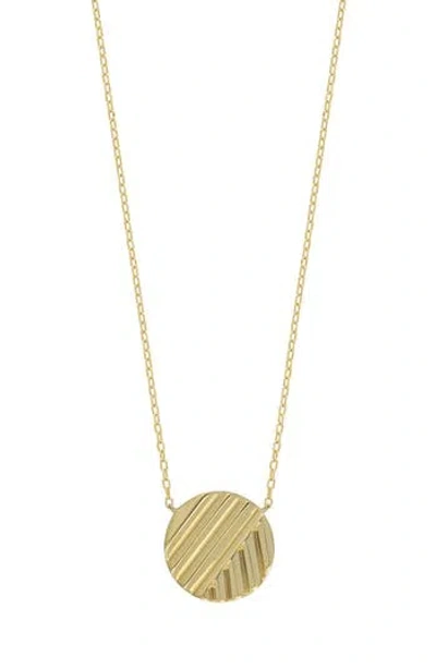 Bony Levy 14k Gold Round Pendant Necklace