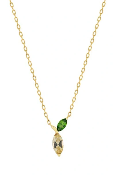 Bony Levy 14k Gold Semiprecious Stone Pendant Necklace