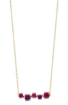 Bony Levy 14k Gold Semiprecious Stone Pendant Necklace In Multi