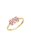 Bony Levy Blc 14k Gold Semiprecious Stone Stackable Ring In 14k Yellow Gold Pink Topaz