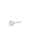 Bony Levy 14k Gold Single Diamond Stud Earring In 14k White Gold