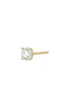 Bony Levy 14k Gold Single Diamond Stud Earring In 14k Yellow Gold