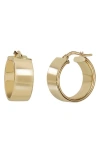 Bony Levy 14k Gold Small Wide Hoop Earrings In 14k Yellow Gold
