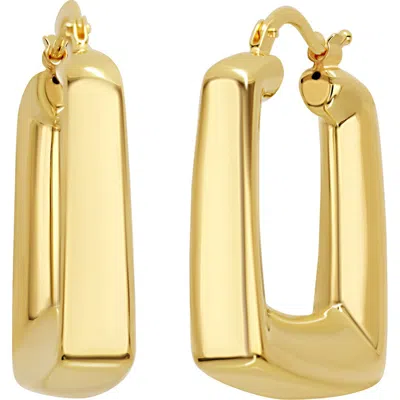 Bony Levy 14k Gold Square Hoop Earrings