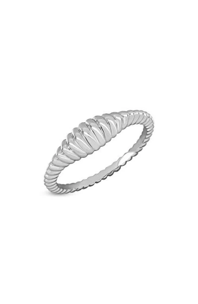 Bony Levy 14k Gold Stackable Ring In 14k White Gold