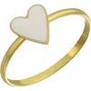 Bony Levy 14k Gold Stacking Heart Ring In 14k Yellow Gold