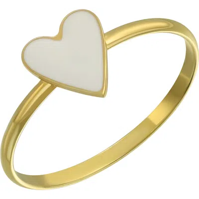 Bony Levy 14k Gold Stacking Heart Ring In 14k Yellow Gold