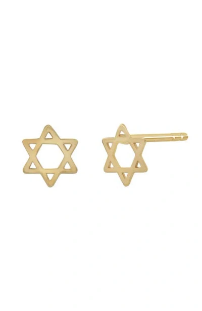 Bony Levy 14k Gold Star Of David Single Stud Earring