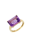 Bony Levy 14k Gold Statement Ring In 14k Yellow Gold - Amethyst