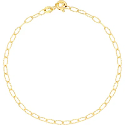 Bony Levy 14k Gold Textured Chain Bracelet In 14k Yellow Gold
