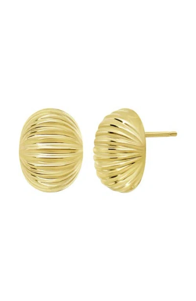 Bony Levy 14k Gold Textured Dome Stud Earrings