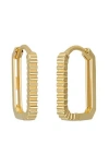 Bony Levy 14k Gold Textured Huggie Hoop Earrings In Gold