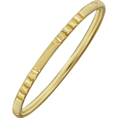 Bony Levy 14k Gold Textured Stackable Ring In 14k Yellow Gold