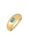Bony Levy 14k Gold Topaz Dome Ring