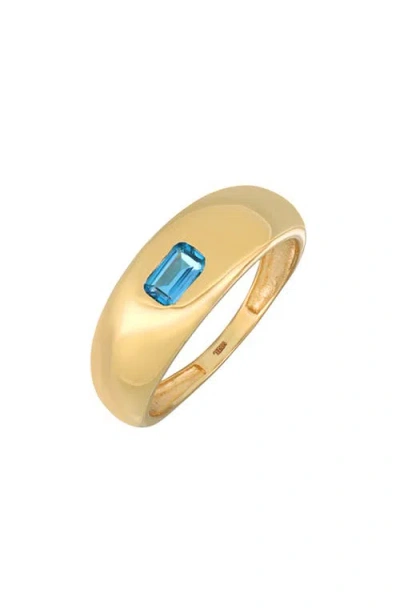 Bony Levy 14k Gold Topaz Dome Ring In Multi