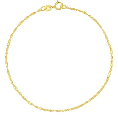 Bony Levy 14k Gold Twist Chain Bracelet