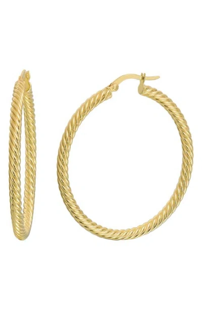 Bony Levy 14k Gold Twisted Hoop Earrings In 14k Yellow Gold