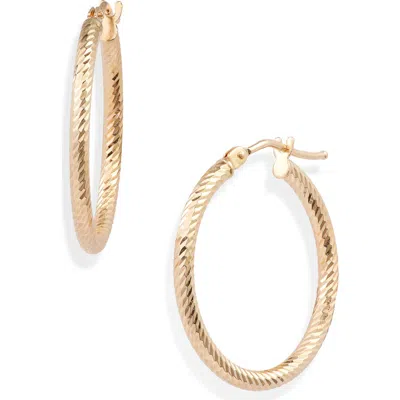 Bony Levy 14k Gold Twisted Rope Hoop Earrings In 14k Yellow Gold