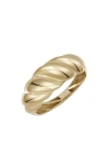 Bony Levy 14k Gold Twisted Stackable Ring In Gold