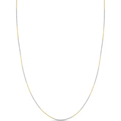 Bony Levy 14k Gold Two-tone Chain Necklace