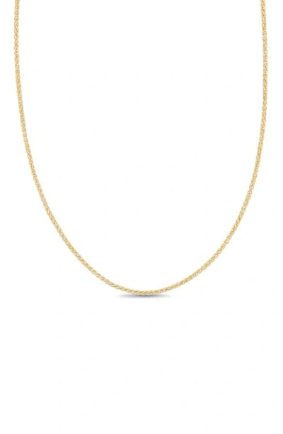Bony Levy 14k Gold Wheat Chain Necklace