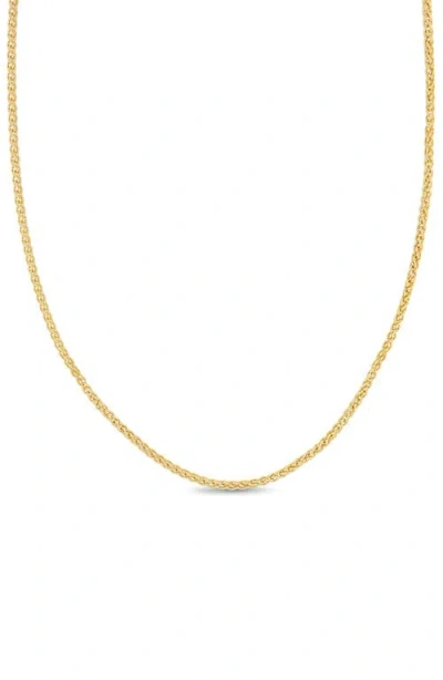 Bony Levy 14k Gold Wheat Chain Necklace In Metallic