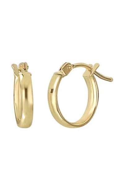 Bony Levy 14k Gold Wide Huggie Hoop Earrings