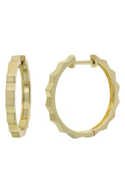 Bony Levy 14k Hoop Earrings In 14k Yellow Gold