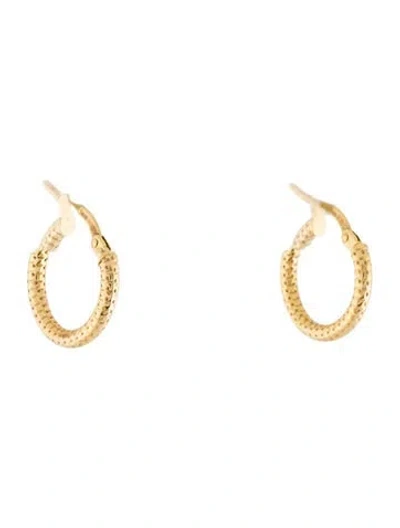 Pre-owned Bony Levy 14k Hoop Earrings In Multicolor