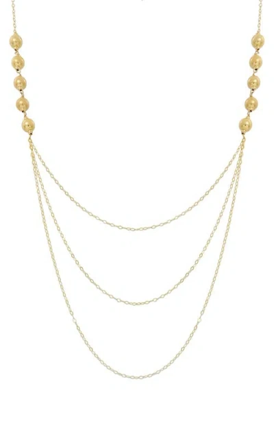 Bony Levy 14k Layered Chain Necklace In Gold