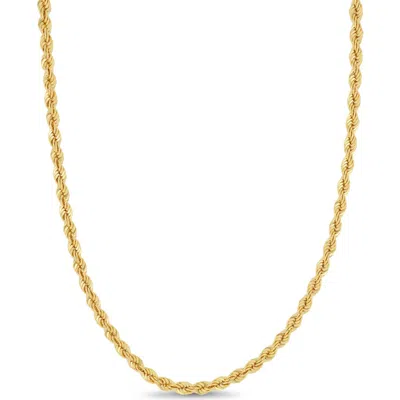 Bony Levy 14k Rope Chain Necklace In 14k Yellow Gold
