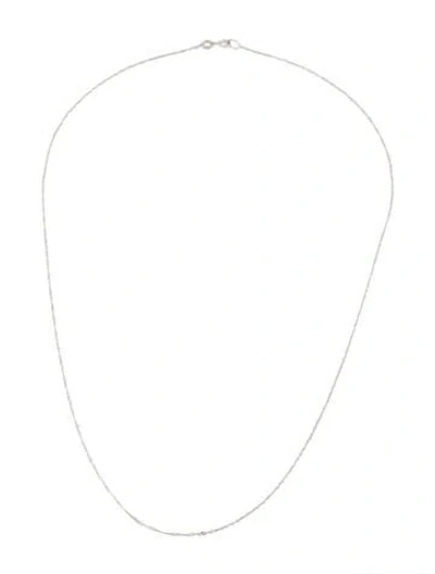 Pre-owned Bony Levy 14k Singapore Chain Necklace, 17.5" In Multi