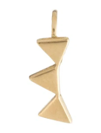 Pre-owned Bony Levy 14k Single Ear Climber In Multicolor