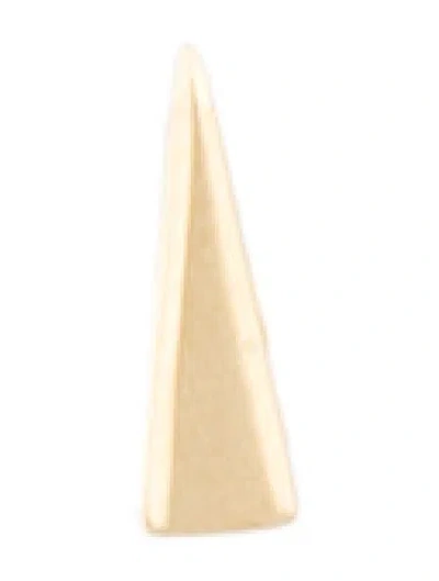 Pre-owned Bony Levy 14k Triangle Single Stud Earring In Multi