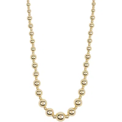 Bony Levy 14k Yellow Gold Ball Station Necklace