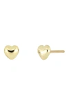 Bony Levy 14k Yellow Gold Heart Stud Earrings