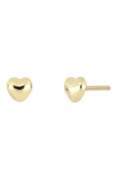 Bony Levy 14k Yellow Gold Heart Stud Earrings In 14ky