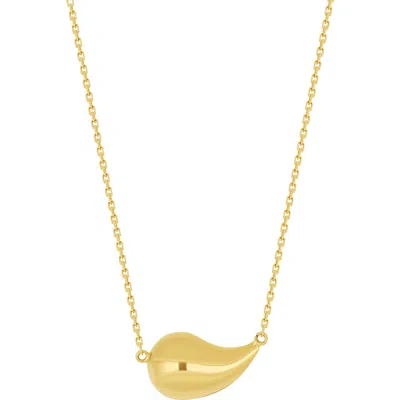 Bony Levy 14k Yellow Gold Teardrop Pendant Necklace